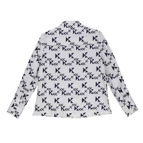 NWT Monogram  button up blouse by Dice Kayek Sz 4 $895 - Picture 2 of 2